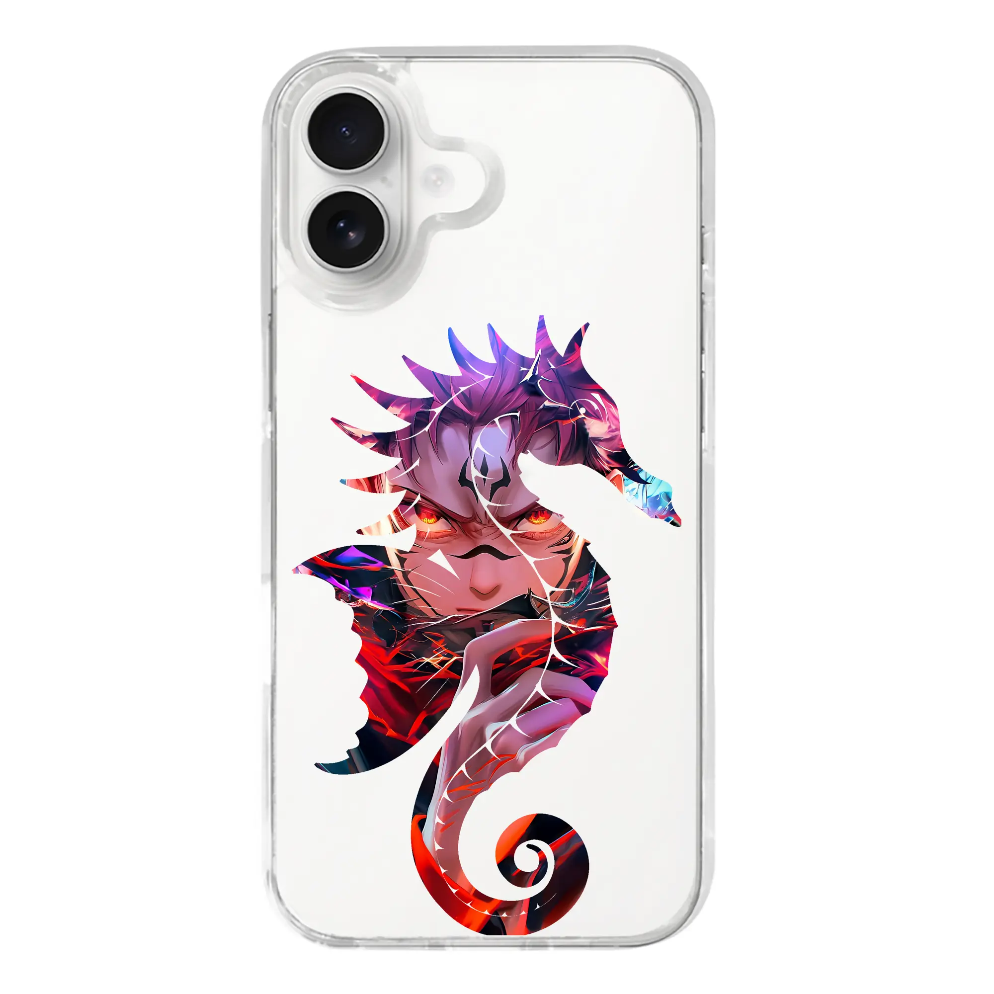 呪術廻戦 グッズ,両面宿儺 - iPhone 17シリーズ 透明スマホケース – 薄型・耐衝撃・精密フィット保護カバー